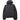 Men's Triangle Logo Plaque Down Jacket Black Size M