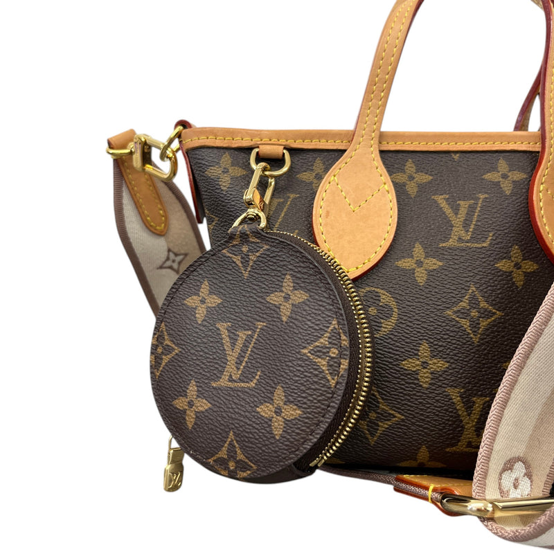 Women's Monogram Neverfull BB Crossbody Bag Brown