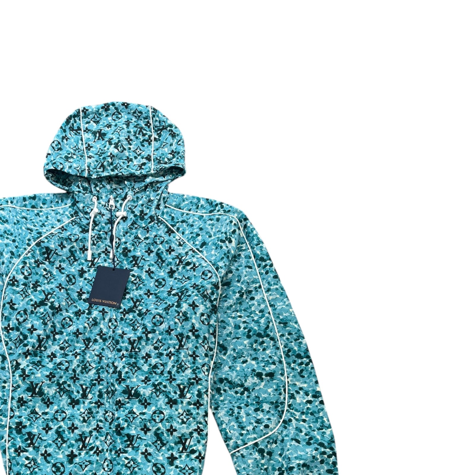 Men's Monogram Pointillism Windbreaker Blue Size IT 48 / M - Photo 3