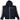 Men's Logo Print Hooded Track Jacket Black Size S