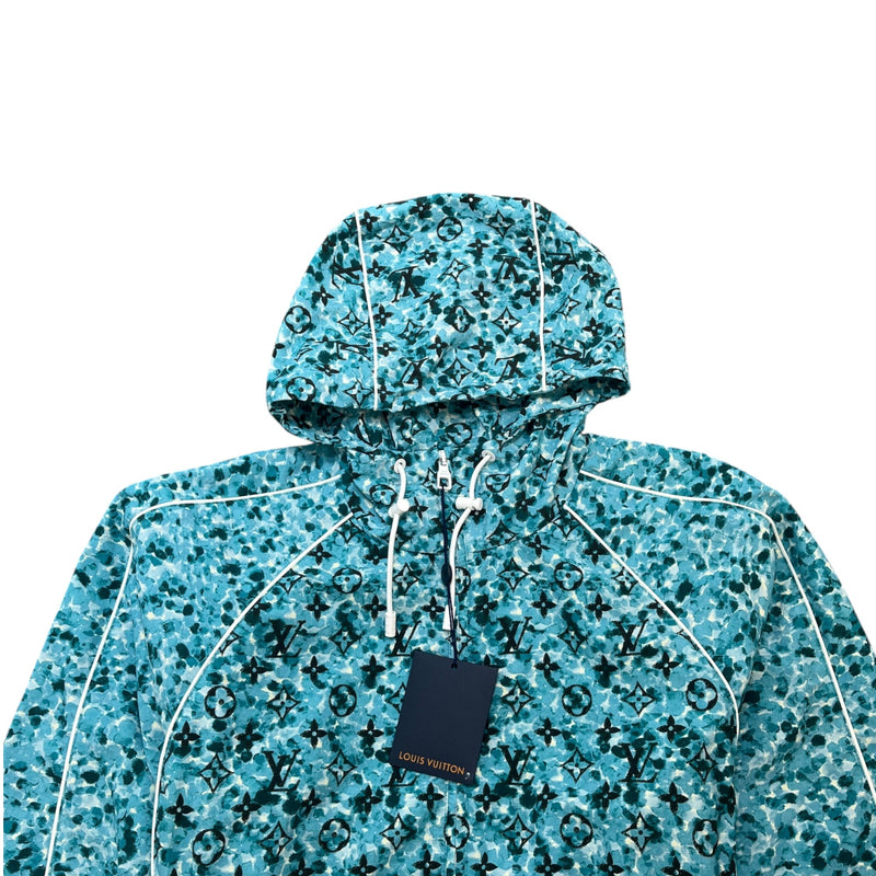 Men's Monogram Pointillism Windbreaker Blue Size IT 48 / M