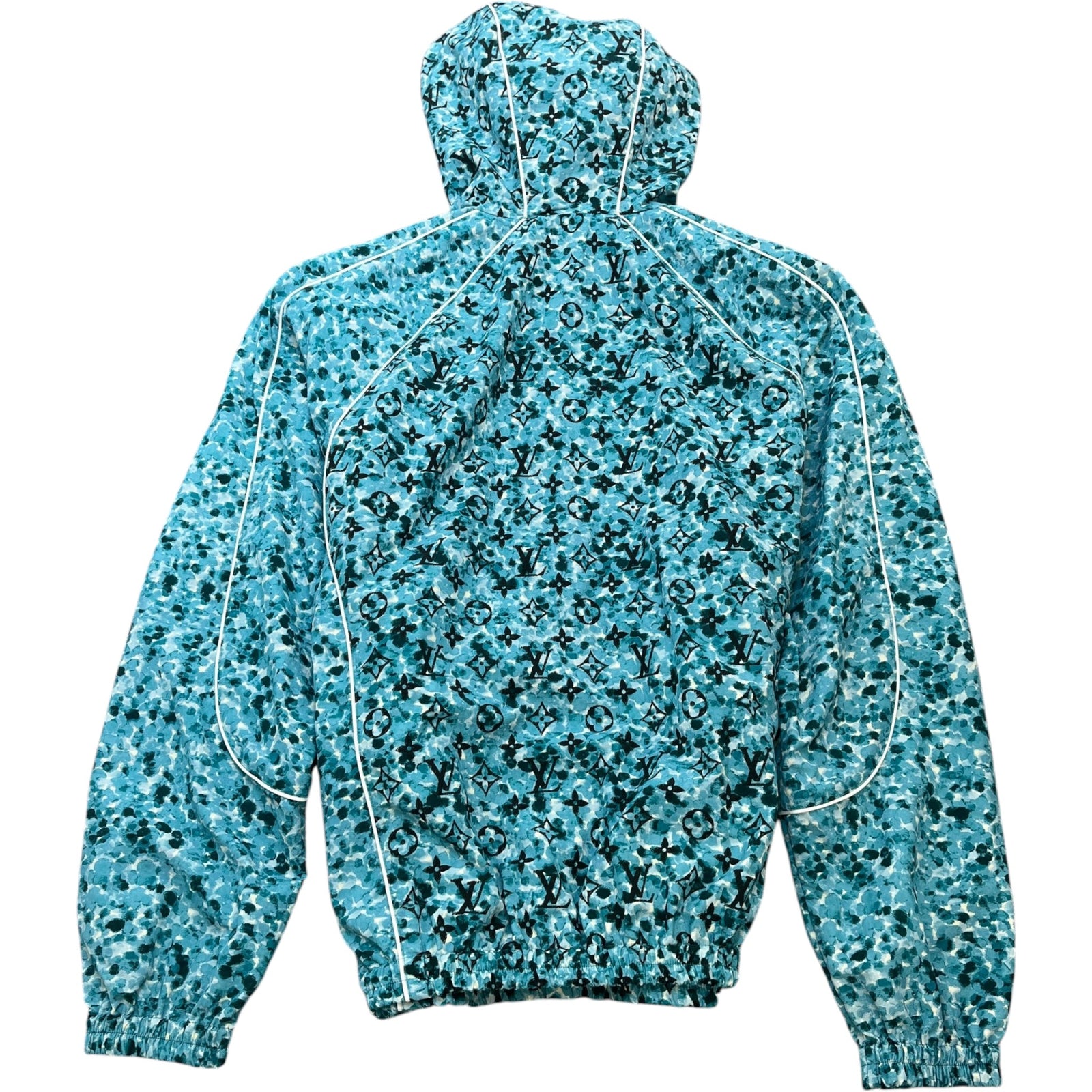 Men's Monogram Pointillism Windbreaker Blue Size IT 48 / M - Photo 2