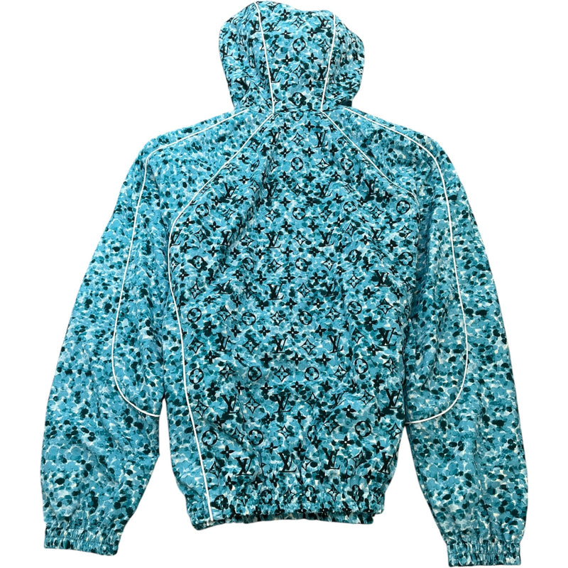 Men's Monogram Pointillism Windbreaker Blue Size IT 48 / M