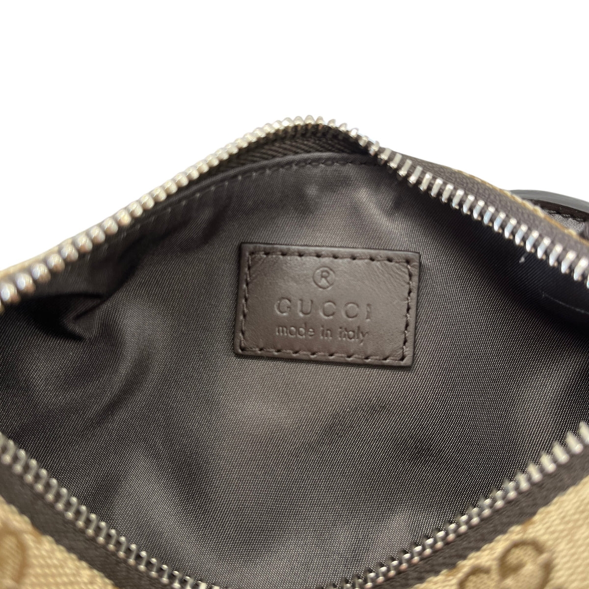 Women's GG Canvas Mini Cylinder Crossbody Bag Beige - Photo 10
