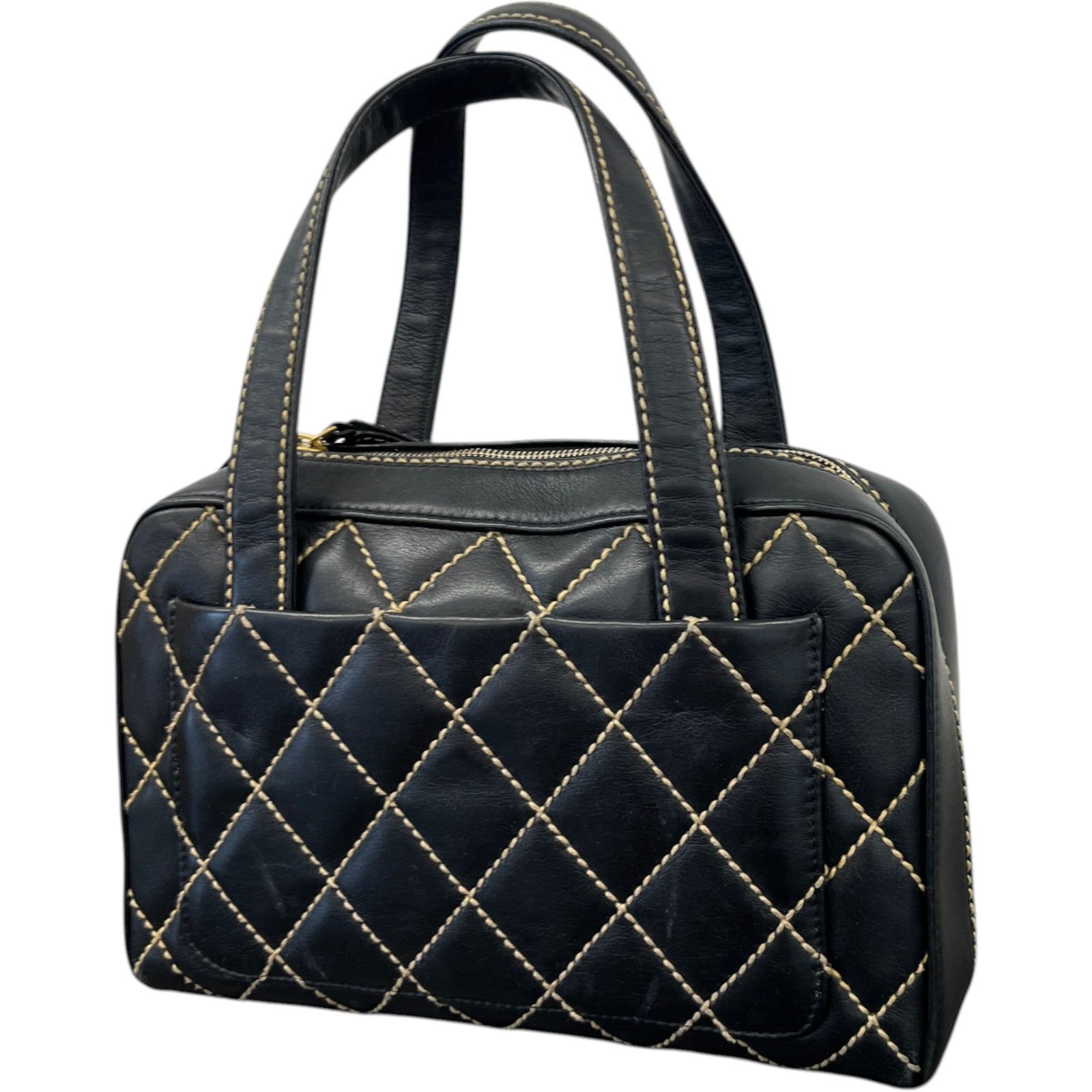 Women's Wild Stitch Bowler Bag Black - Photo 9