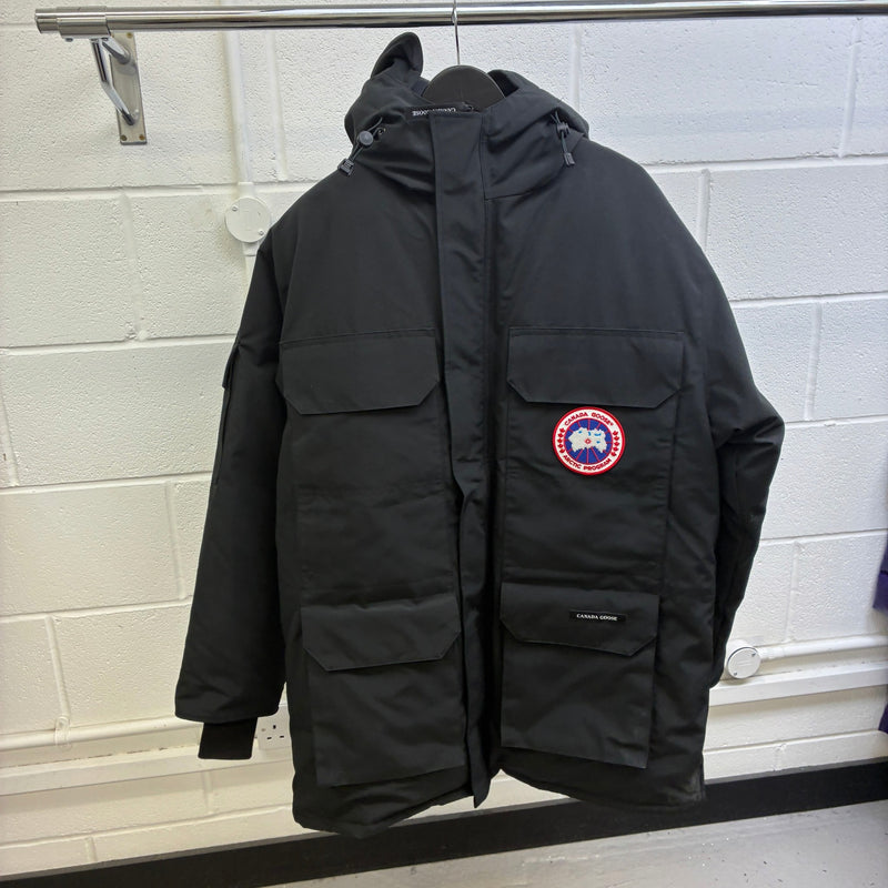 Men's Expedition Parka Down Jacket Black Size M