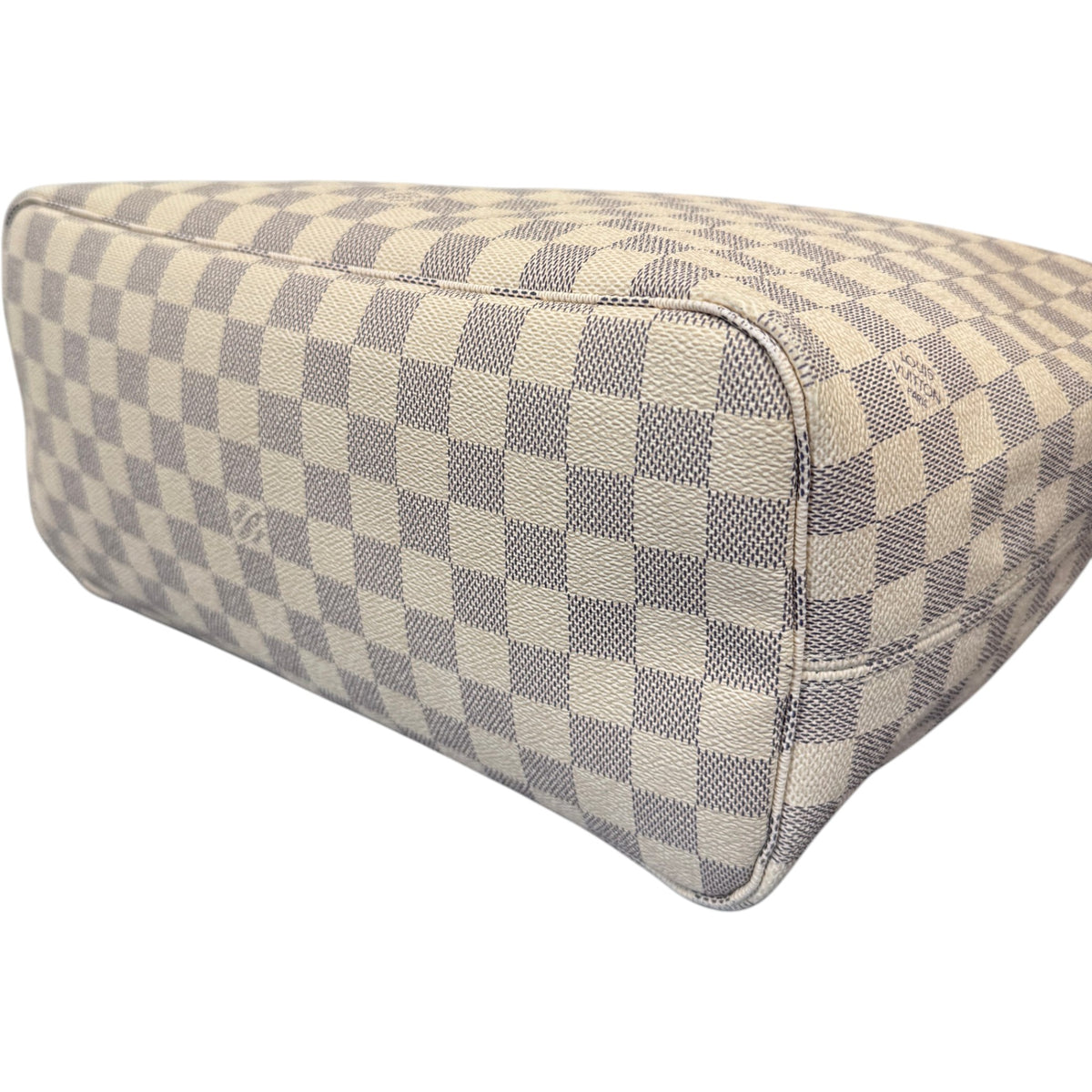 Women's Damier Azur Neverfull MM Handbag White - Photo 7