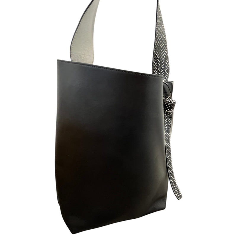 Women's Twisted Cadas Handbag Black