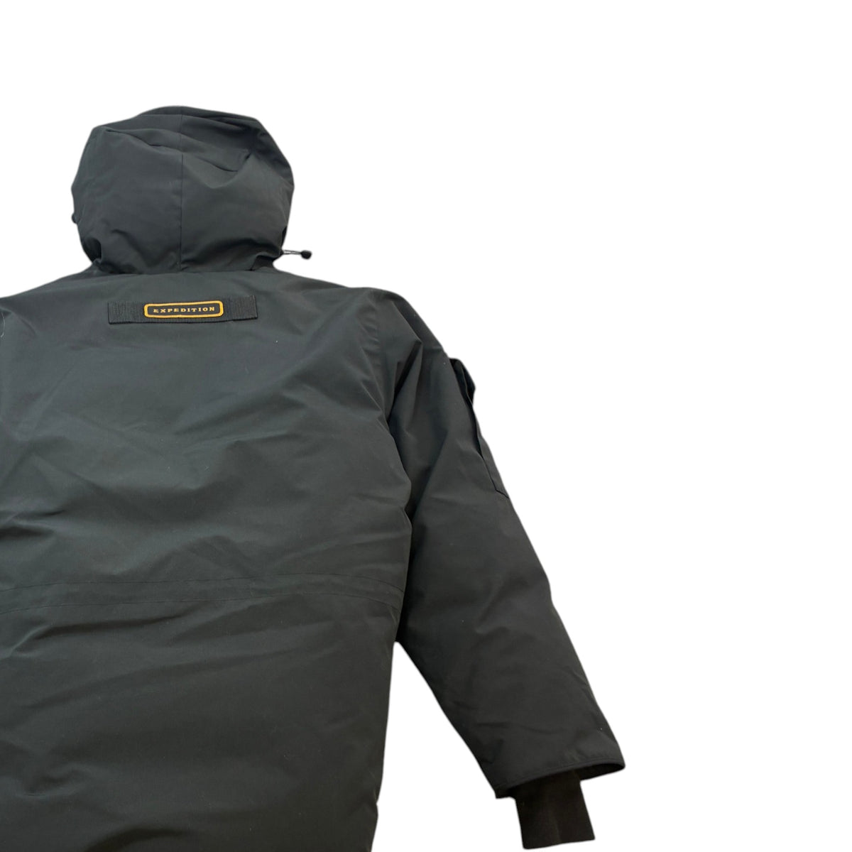 Men's Expedition Parka Down Jacket Black Size M - Photo 4