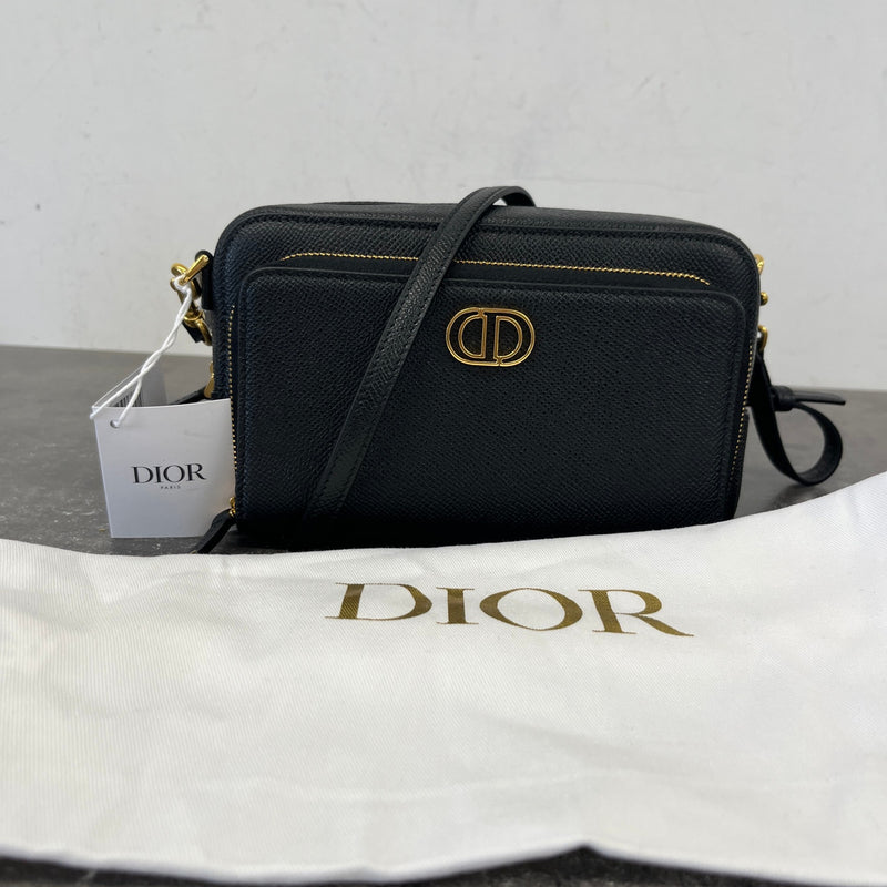 Women's Caro Double Pouch Crossbody Bag Black