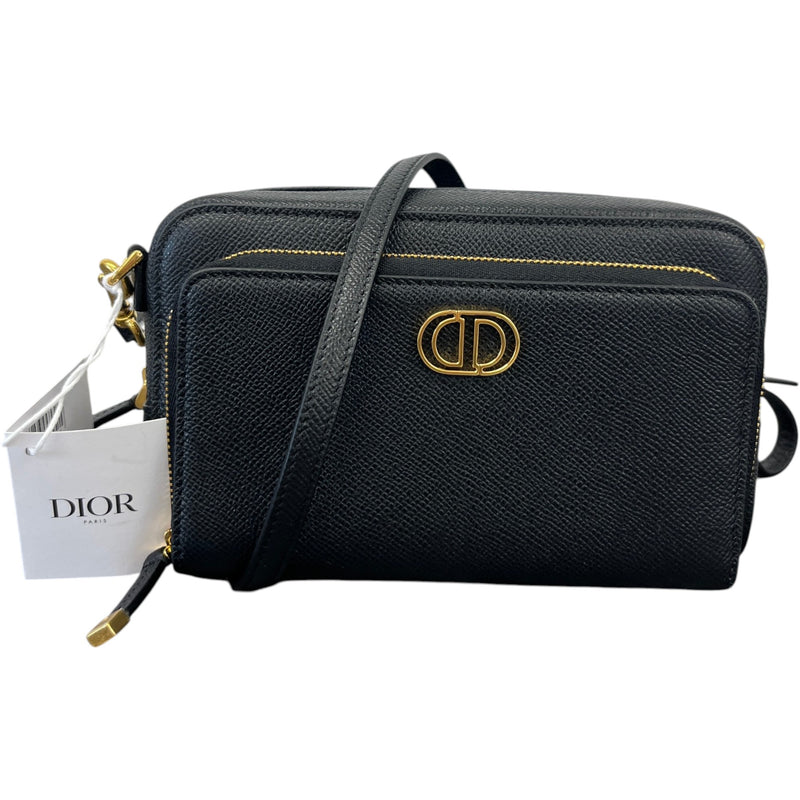 Women's Caro Double Pouch Crossbody Bag Black