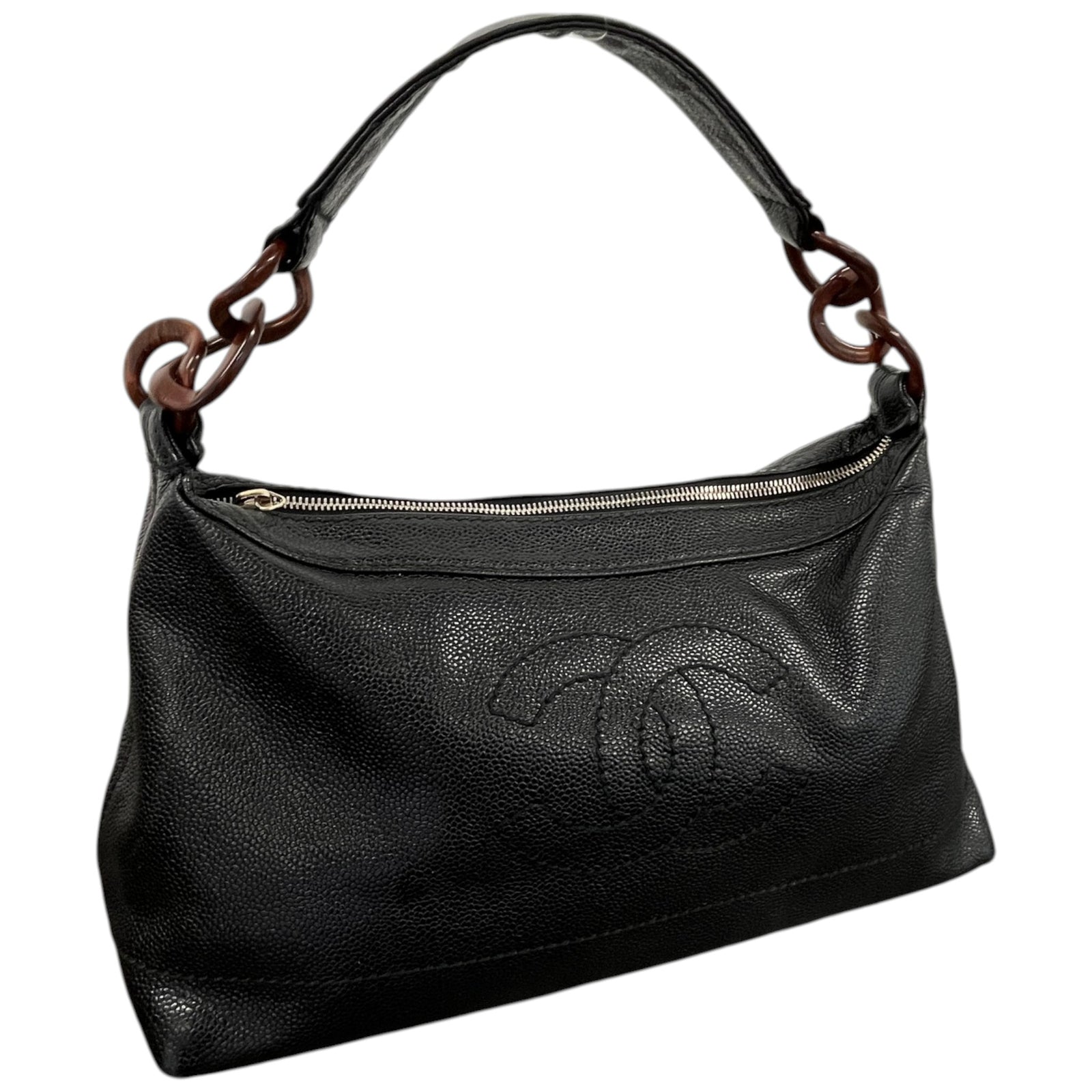 Women's Cc Hobo Bag Black - Photo 5