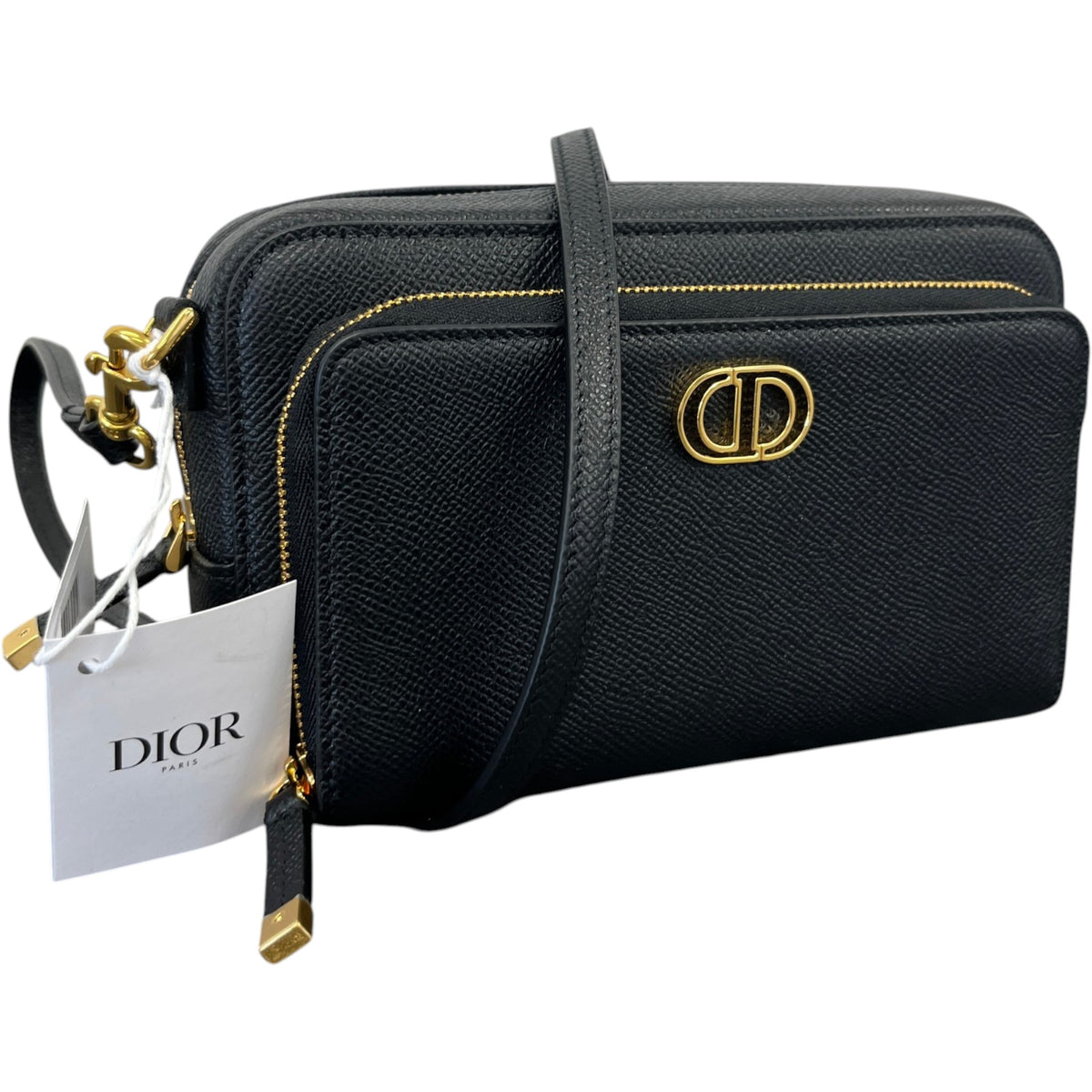Women's Caro Double Pouch Crossbody Bag Black - Photo 3