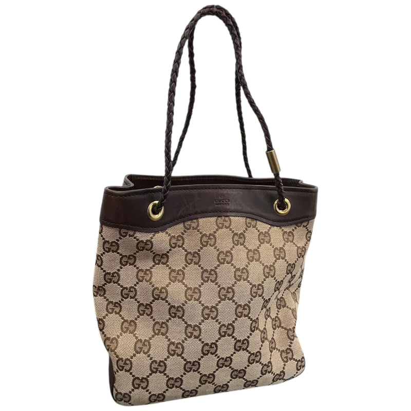 Women's GG Canvas Tote Handbag Beige
