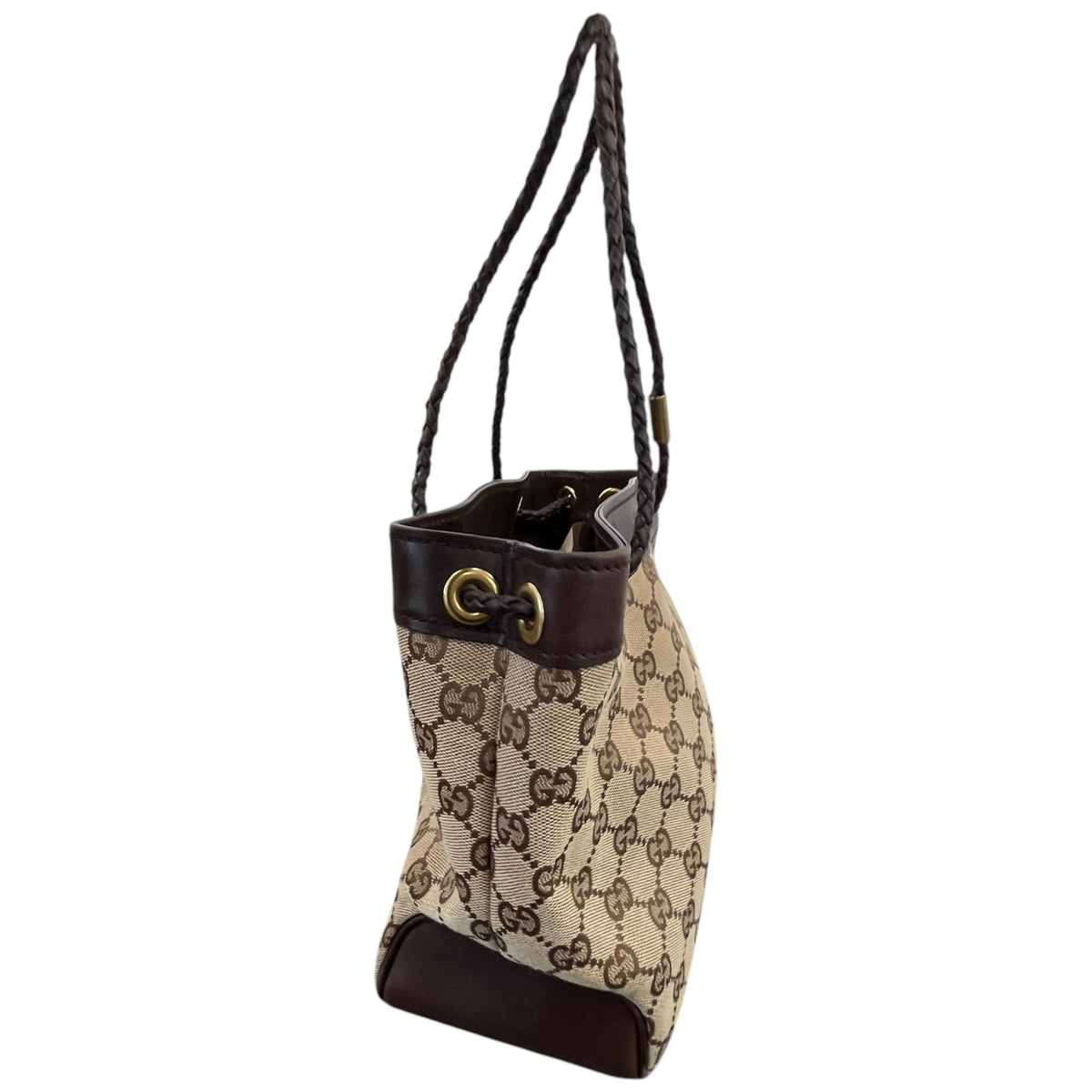 Women's GG Canvas Tote Handbag Beige - Photo 7