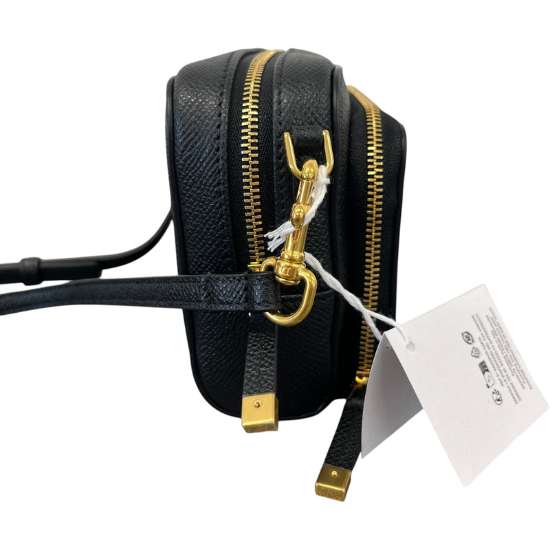 Women's Caro Double Pouch Crossbody Bag Black