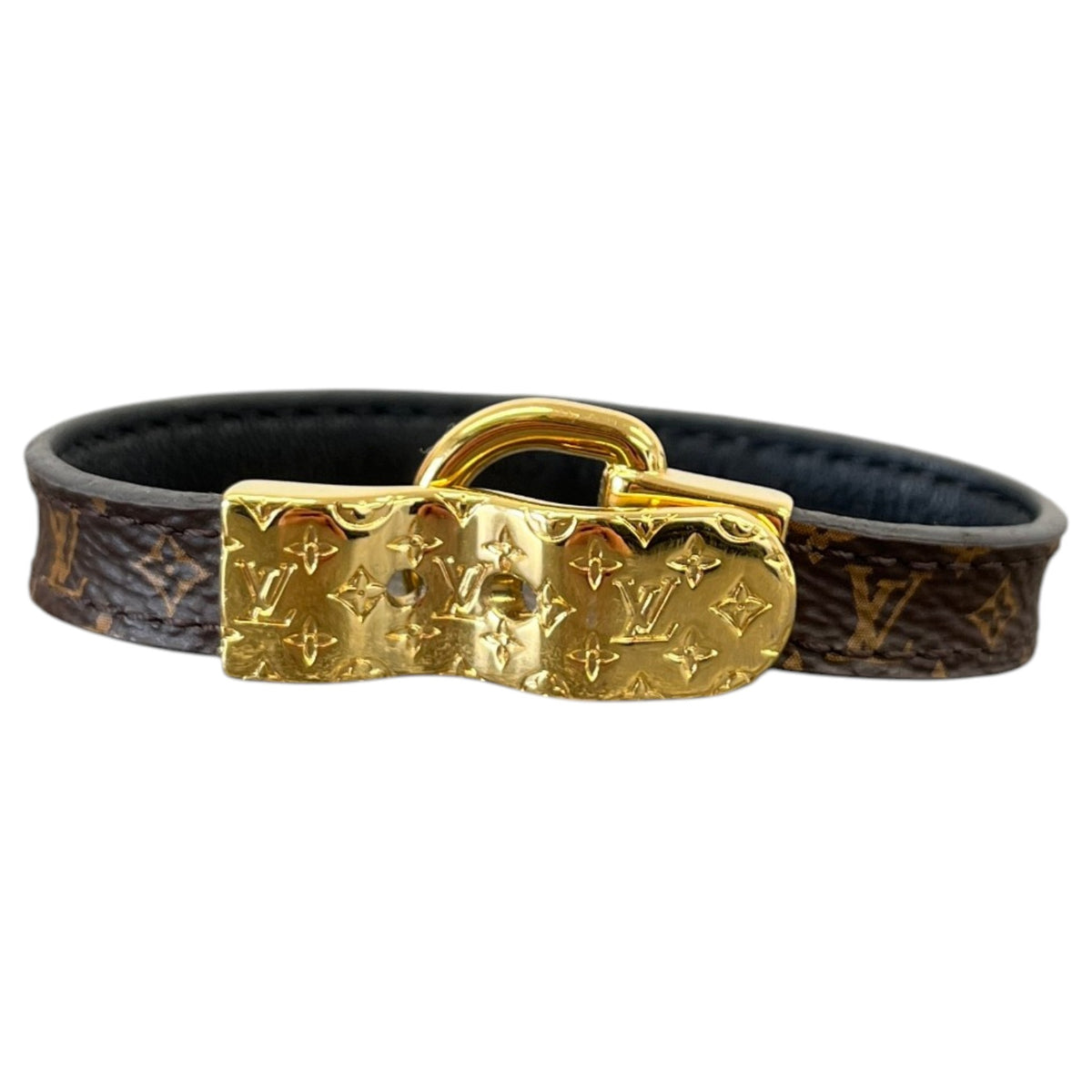 Women's Monogram Fasten Your LV Bracelet Brown - Photo 1