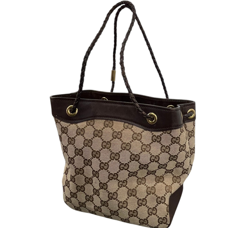 Women's GG Canvas Tote Handbag Beige