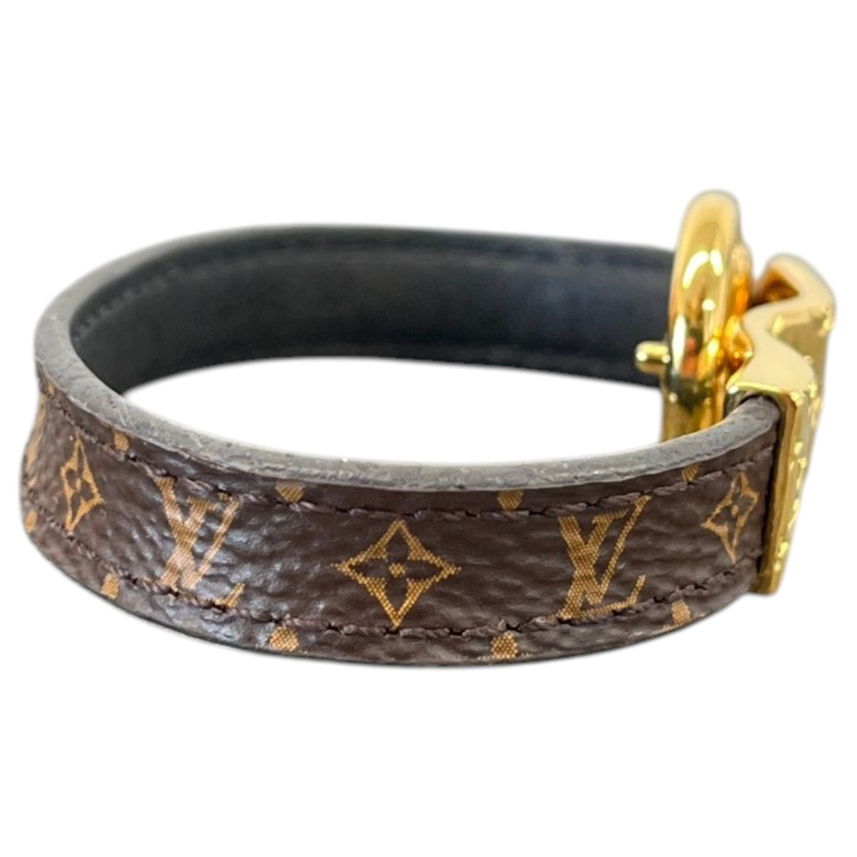 Women's Monogram Fasten Your LV Bracelet Brown - Photo 3