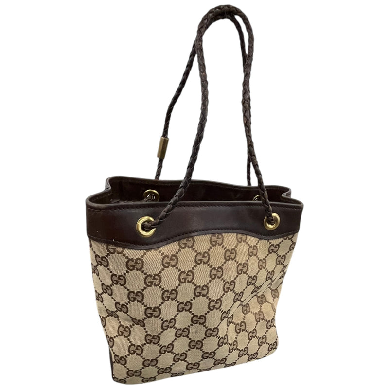 Women's GG Canvas Tote Handbag Beige