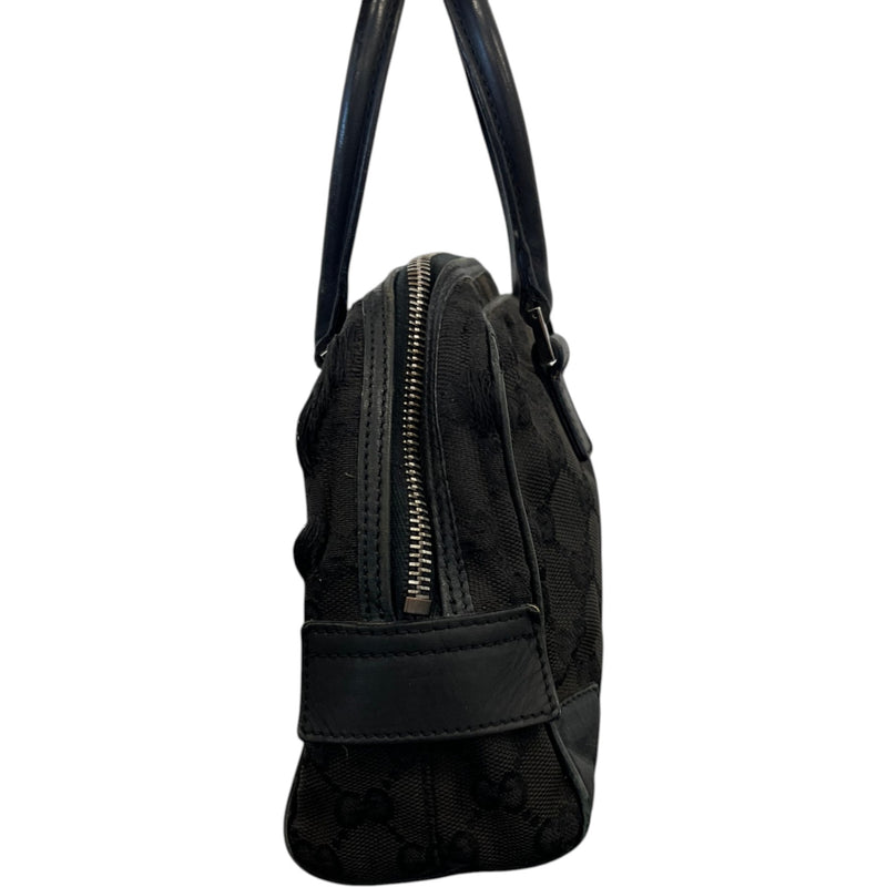 Women's GG Canvas Tote Handbag Black
