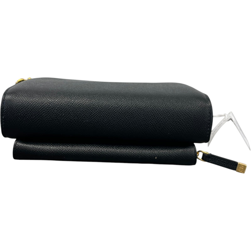 Women's Caro Double Pouch Crossbody Bag Black