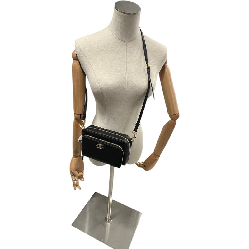 Women's Caro Double Pouch Crossbody Bag Black
