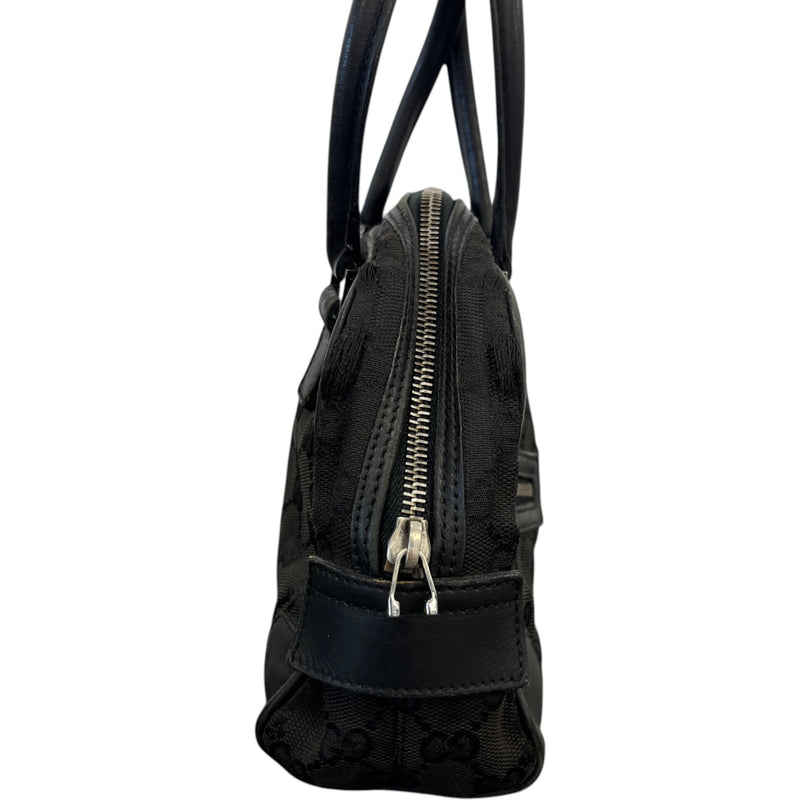 Women's GG Canvas Tote Handbag Black