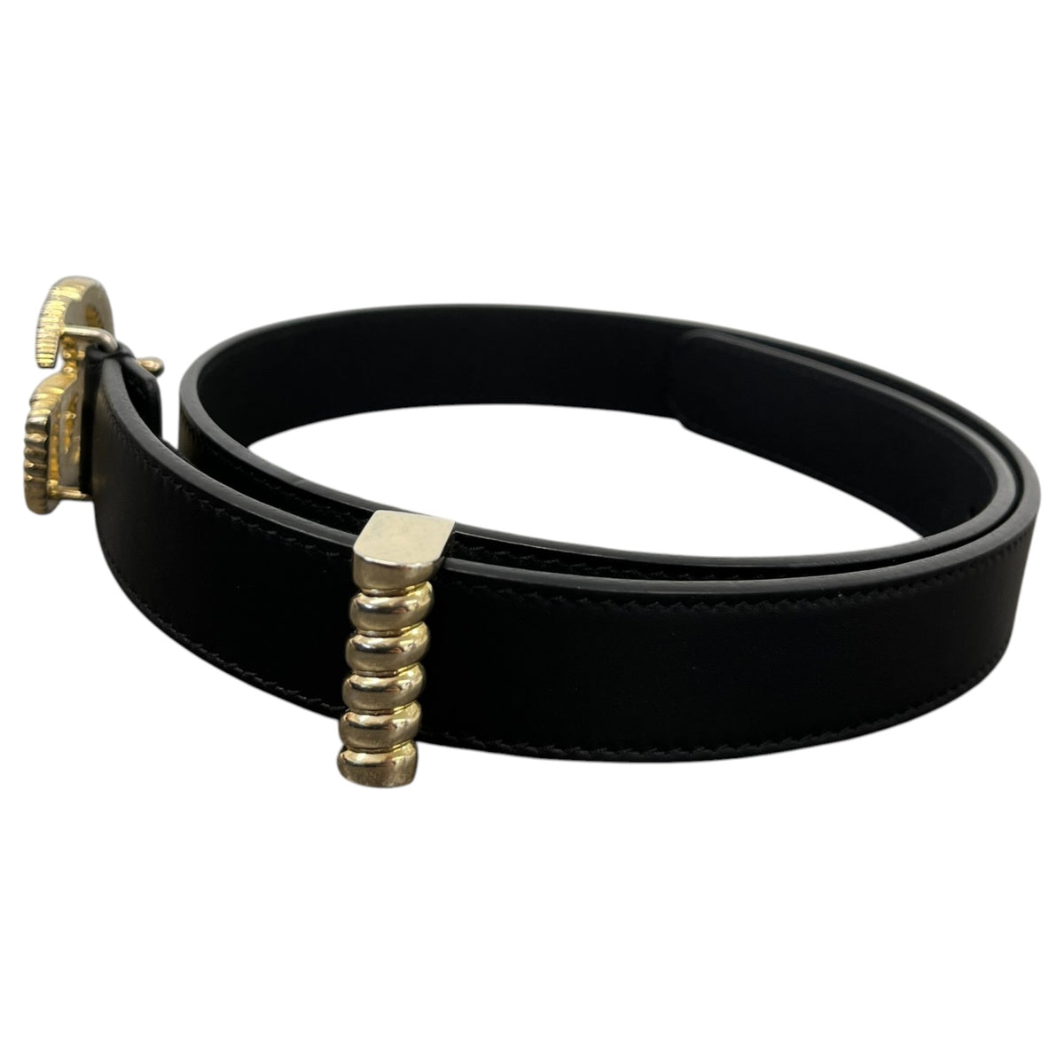 Women's GG Marmont Torchon Belt Black Size W28 - Photo 2