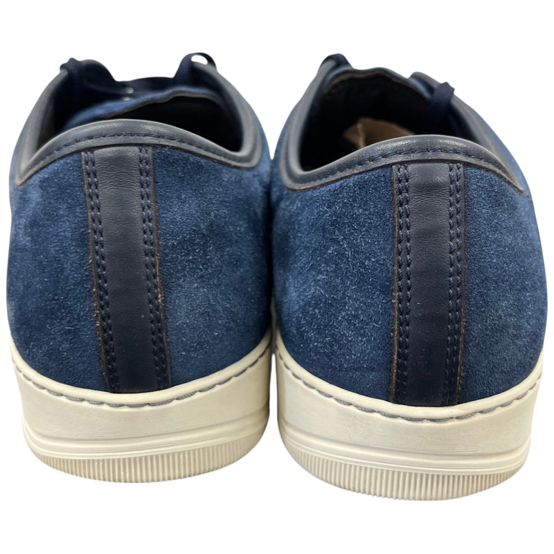 Men's DBB1 Patent Leather & Suede Low Trainers Navy Size UK 7 / EU 41