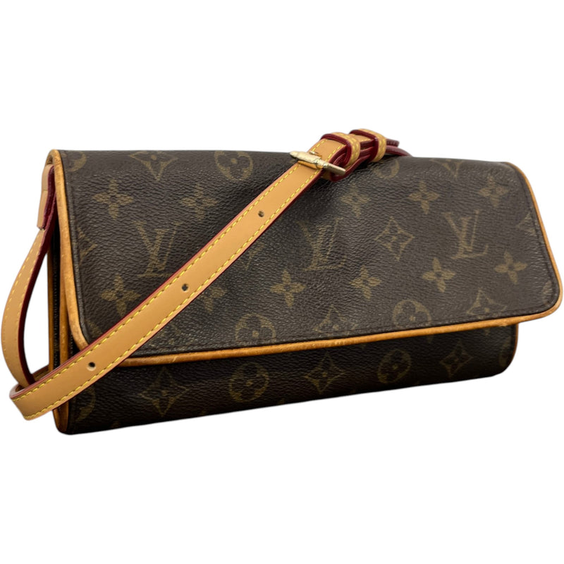 Women's Pochette Twin GM Bag Brown
