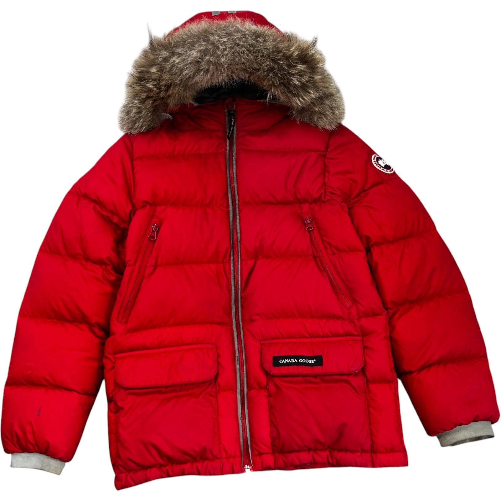 Men's Youth Oliver Junior Down Jacket Red Size Age 14-16 - Photo 1