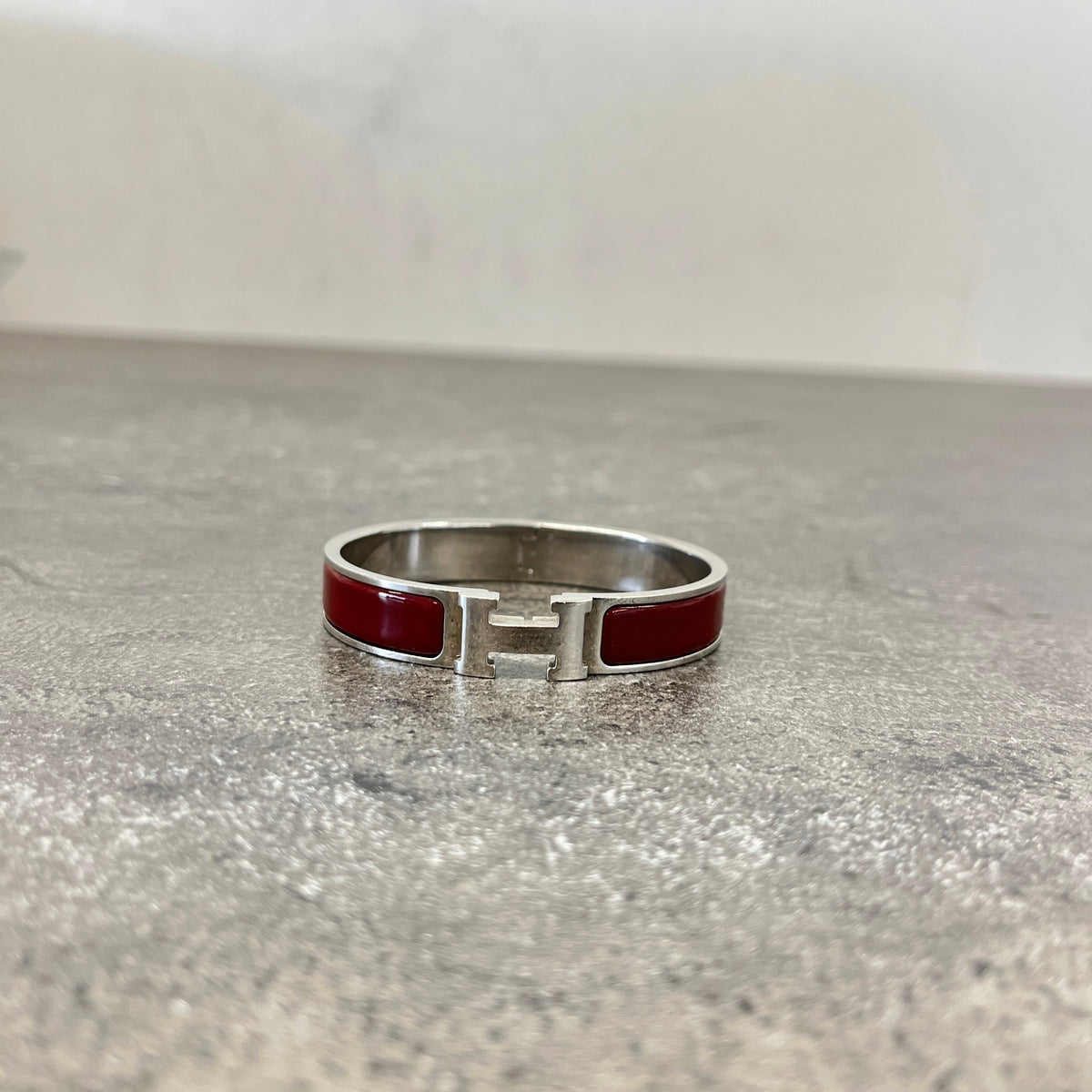 Men's Clic HH Bracelet Burgundy - Photo 6