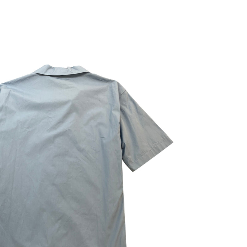 Men's Pocket Logo Short Sleeve Shirt Blue Size IT 50 / UK L