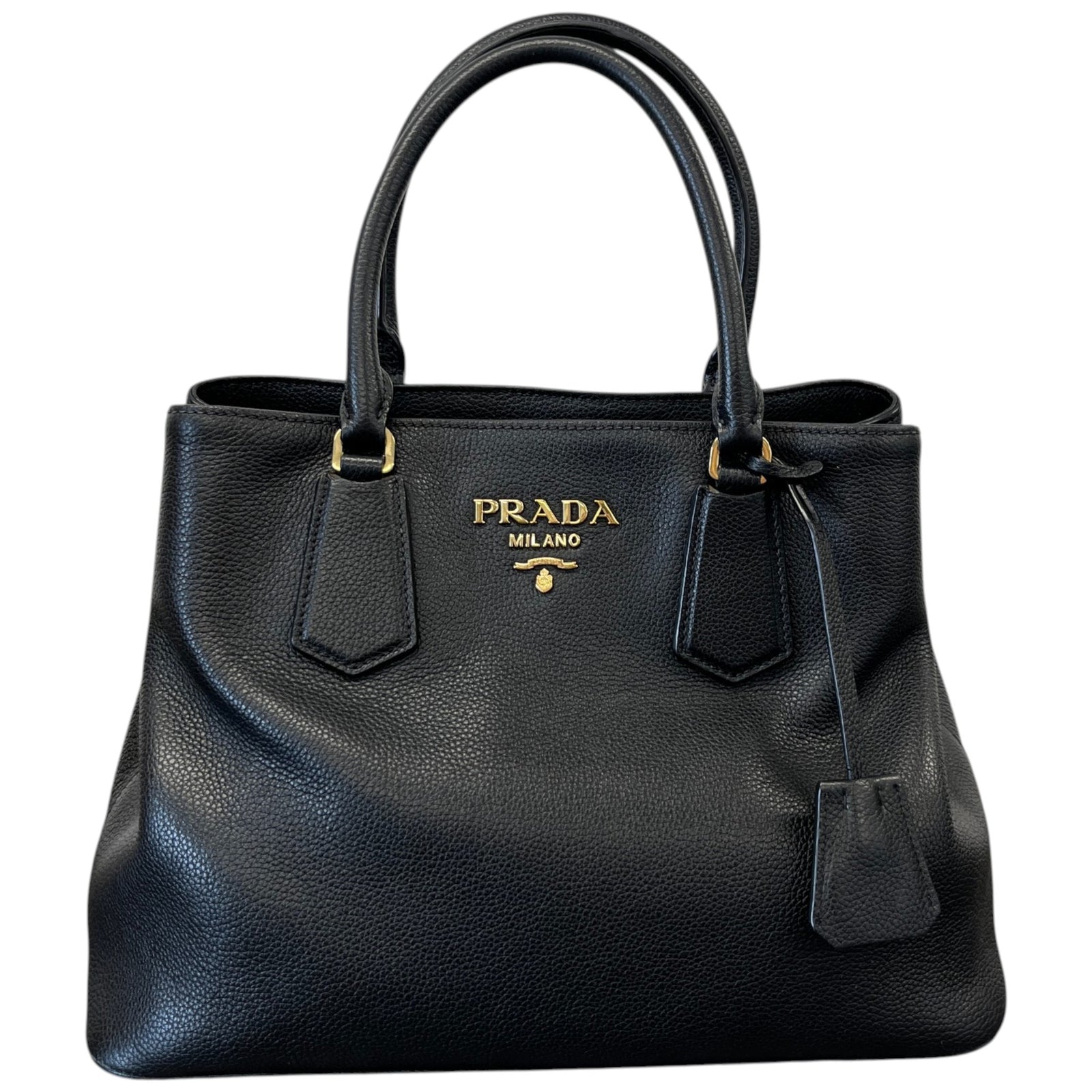 Women's Vitello Daino Handbag Black - Photo 1