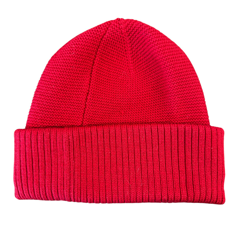 Men's Lv Wool Knit Hat Red