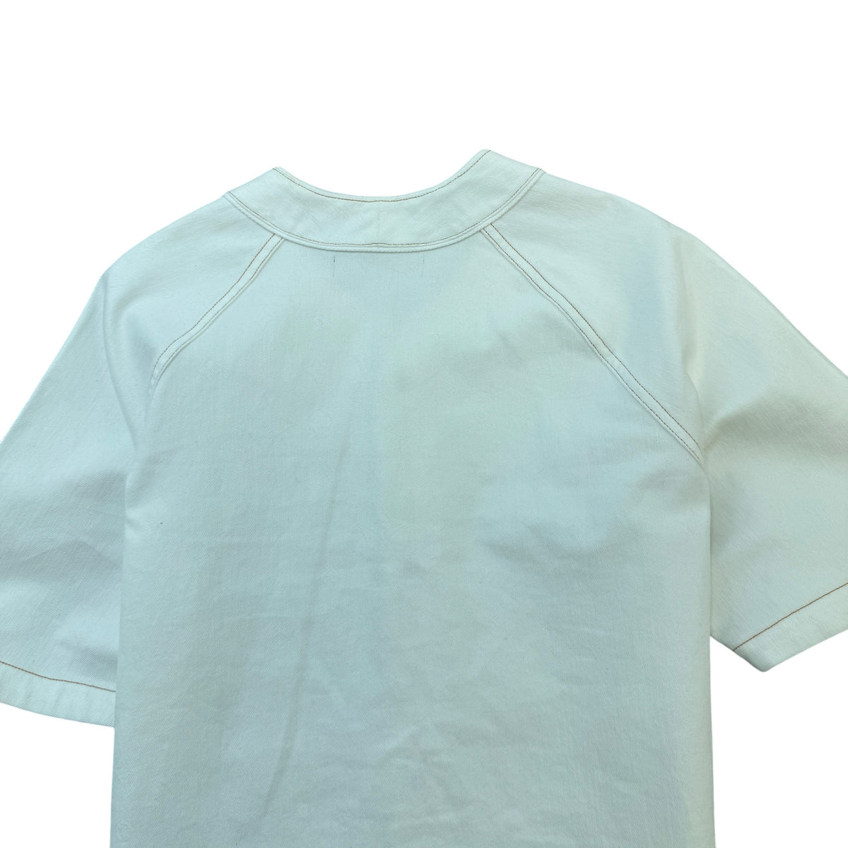 Men's Baseball OverShirt White Size L - Photo 4