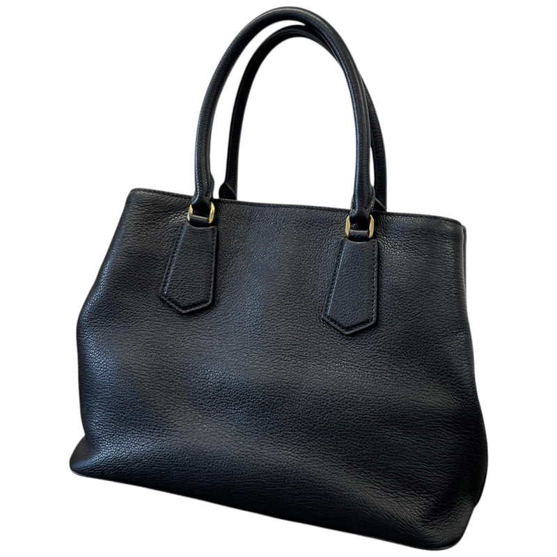 Women's Vitello Daino Handbag Black