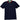Men's Web Collar Stripe Polo Shirt Navy Size XXXL