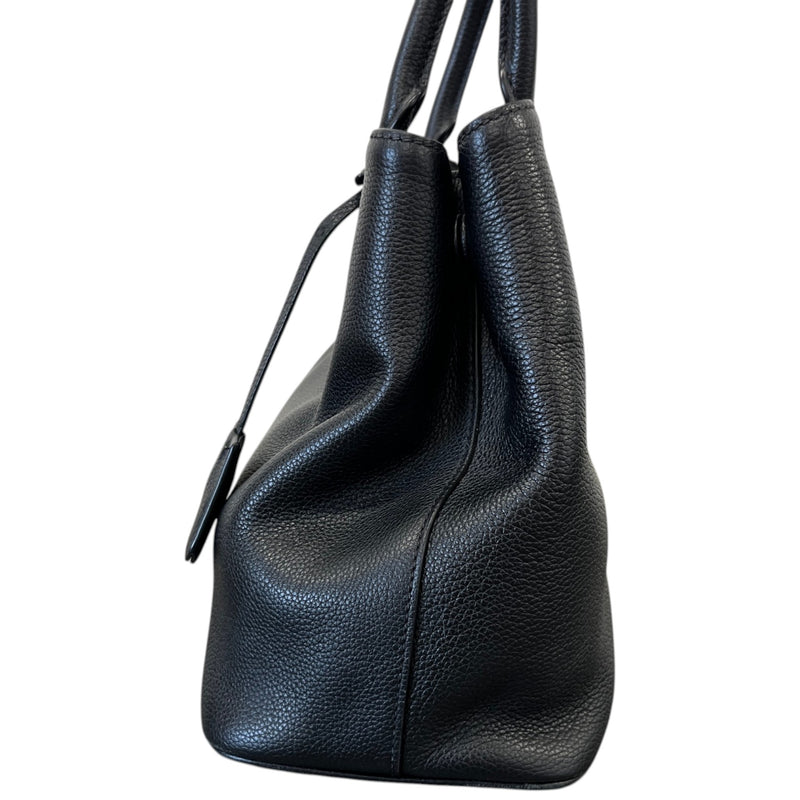 Women's Vitello Daino Handbag Black