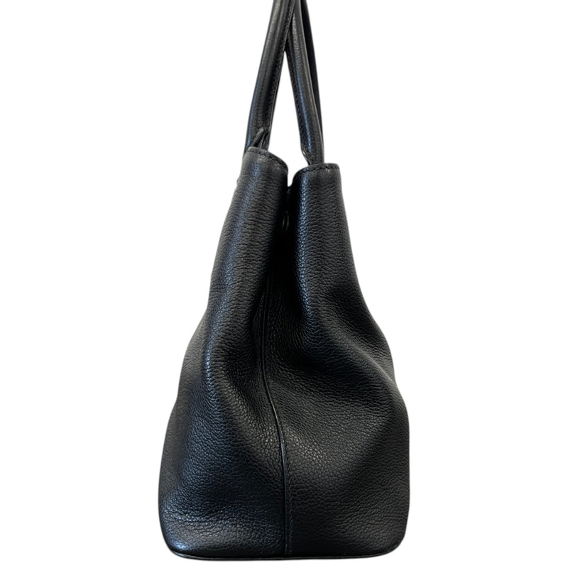 Women's Vitello Daino Handbag Black