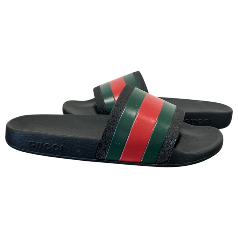 Men's Web Slides Black Size UK 8 / EU 42