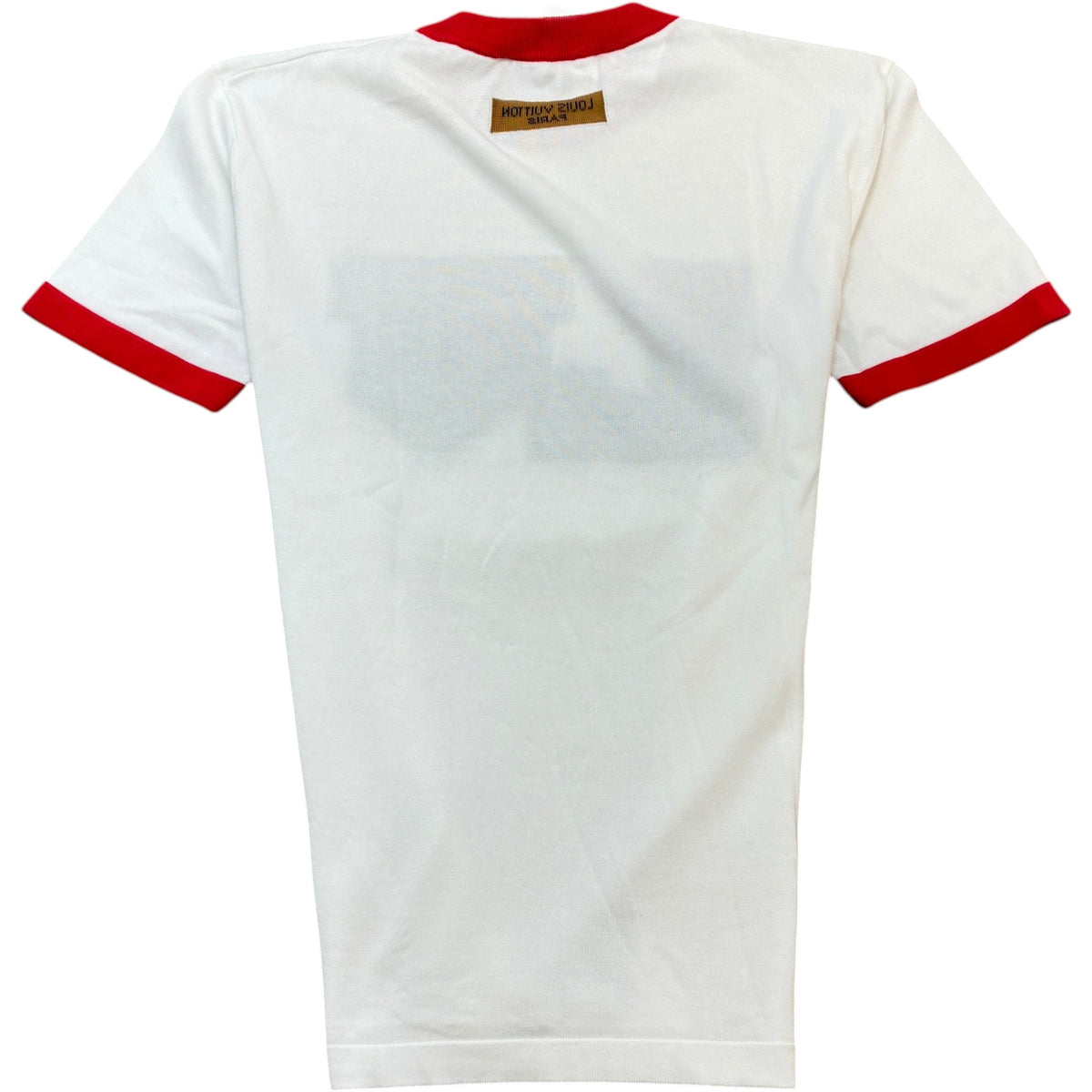 Men's Intarsia Graphic Knit T-Shirt White Size M - Photo 2