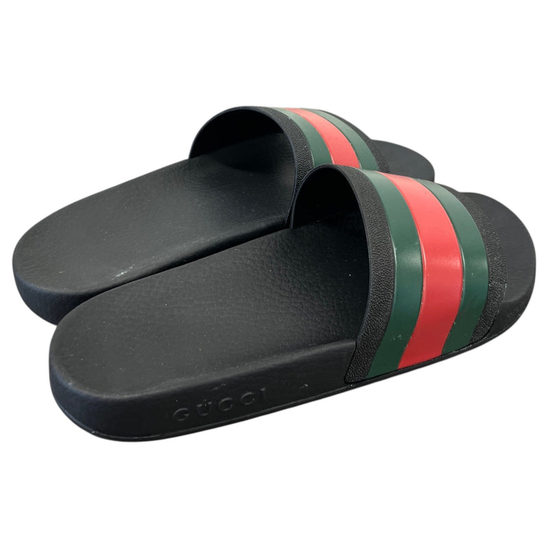 Men's Web Slides Black Size UK 8 / EU 42
