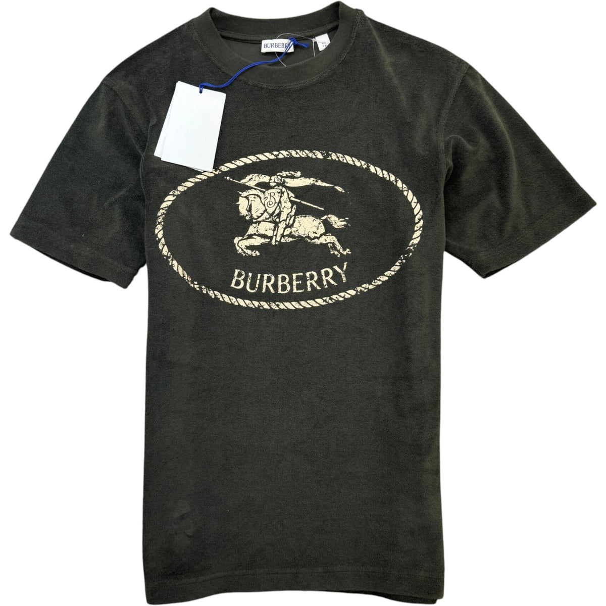 Men's Knight Stamp Logo T-Shirt Khaki Size XS - Photo 1