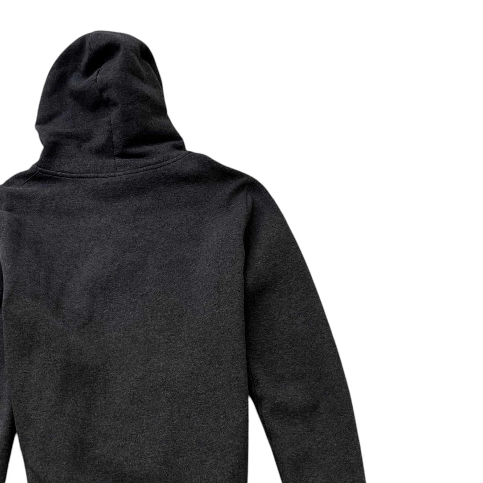 Men's Embroidered Logo Hoodie Grey Size M - Photo 4