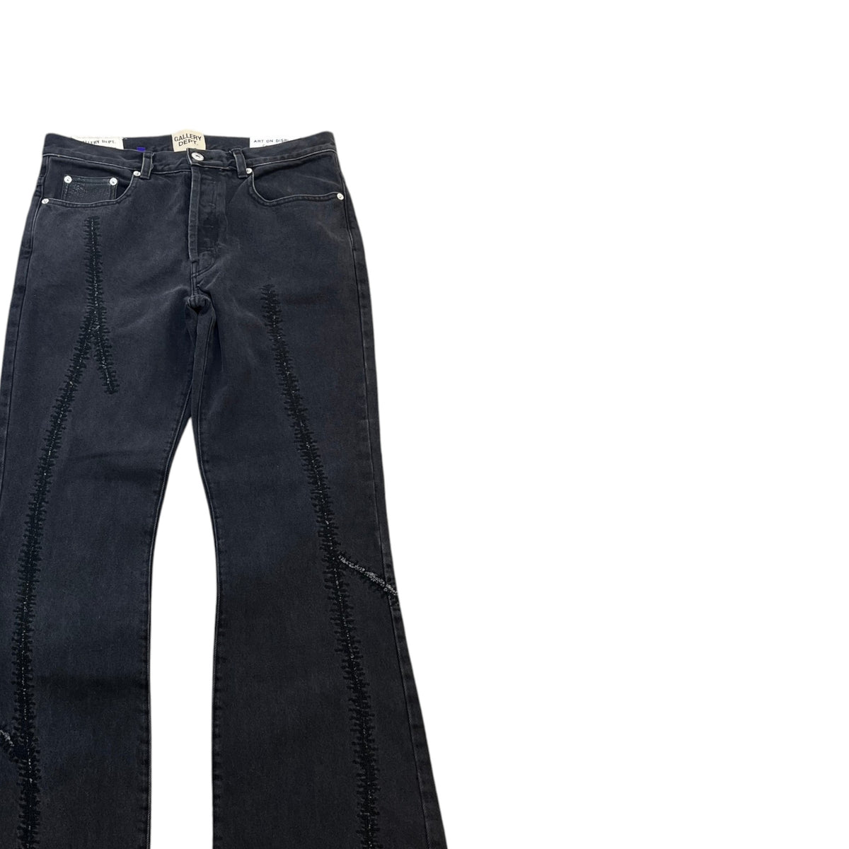 Men's Yorke Flare Jeans Black Size M / W32 - Photo 3