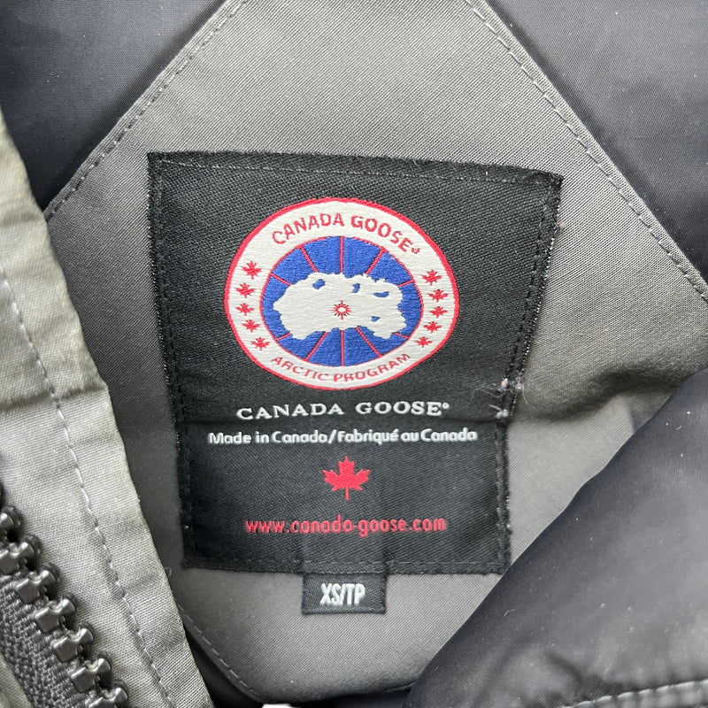 Men's Langford Parka Down Jacket Grey Size XS