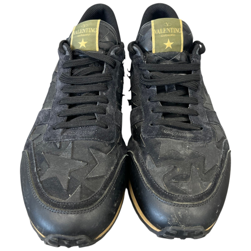 Men's Rockrunner 'Stars Camo' Low Trainers Black Size UK 10 / EU 44