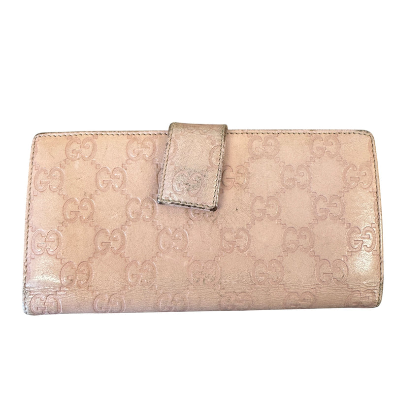 Women's Gg Guccissima Wallet Pink